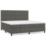 Cama box spring con colchón terciopelo gris oscuro 200x200 cm de vidaXL, Camas y somieres - Ref: Foro24-3143224, Precio: 637,...
