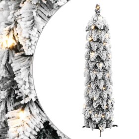 Árbol de Navidad artificial iluminado con 30 LED y nieve 60 cm en Decoración Festiva y Estacional | Comprar online en Foru.es
