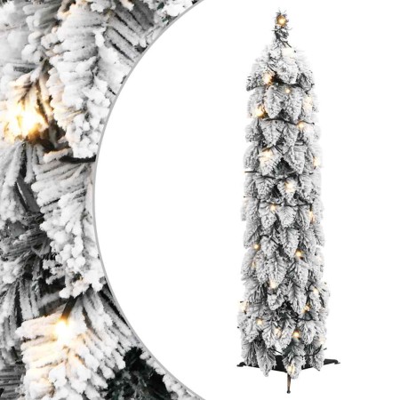 Árbol de Navidad artificial iluminado con 30 LED y nieve 60 cm en Decoración Festiva y Estacional | Comprar online en Foru.es
