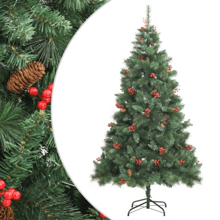 Árbol de Navidad artificial con piñas y bayas 240 cm en Decoración Festiva y Estacional | Comprar online en Foru.es