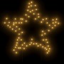 Estrella de luz decorativa Navidad con estacas 80 LED 60 cm en Decoración Festiva y Estacional | Comprar online en Foru.es