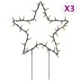 Estrella de luz decorativa Navidad con estacas 50 LED 29 cm en Decoración Festiva y Estacional | Comprar online en Foru.es