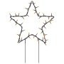 Estrella de luz decorativa Navidad con estacas 50 LED 29 cm en Decoración Festiva y Estacional | Comprar online en Foru.es