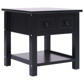 Mesa auxiliar madera de Paulownia negro 40x40x40 cm de vidaXL, Mesas auxiliares - Ref: Foro24-284071, Precio: 39,75 €, Descue...