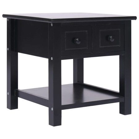 Mesa auxiliar madera de Paulownia negro 40x40x40 cm de vidaXL, Mesas auxiliares - Ref: Foro24-284071, Precio: 39,75 €, Descue...