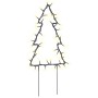 Árbol de Navidad lde uces con estacas 3 uds 50 LED 30 cm en Decoración Festiva y Estacional | Comprar online en Foru.es