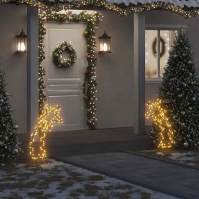 Estrella fugaz de luces Navidad con estacas 115 LED 89 cm en Decoración Festiva y Estacional | Comprar online en Foru.es