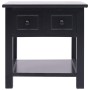 Mesa auxiliar madera de Paulownia negro 40x40x40 cm de vidaXL, Mesas auxiliares - Ref: Foro24-284071, Precio: 39,75 €, Descue...