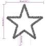 Estrella de luz decorativa Navidad con estacas 115 LED 85 cm en Decoración Festiva y Estacional | Comprar online en Foru.es