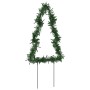 Árbol de Navidad lde uces con estacas 3 uds 50 LED 30 cm en Decoración Festiva y Estacional | Comprar online en Foru.es