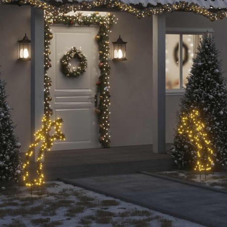 Estrella fugaz de luces Navidad con estacas 115 LED 89 cm en Decoración Festiva y Estacional | Comprar online en Foru.es