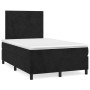 Cama box spring con colchón terciopelo negro 120x200 cm de vidaXL, Camas y somieres - Ref: Foro24-3142895, Precio: 420,11 €, ...