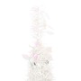 Árbol de Navidad artificial desplegable 50 LED blanco 120 cm en Decoración Festiva y Estacional | Comprar online en Foru.es