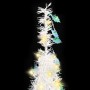 Árbol de Navidad artificial desplegable 100 LED blanco 150 cm en Decoración Festiva y Estacional | Comprar online en Foru.es