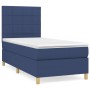 Cama box spring con colchón tela azul 100x200 cm de vidaXL, Camas y somieres - Ref: Foro24-3142319, Precio: 347,15 €, Descuen...