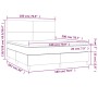 Cama box spring con colchón terciopelo gris oscuro 180x200 cm de vidaXL, Camas y somieres - Ref: Foro24-3142918, Precio: 569,...