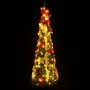 Árbol de Navidad artificial desplegable 50 LED verde 120 cm en Decoración Festiva y Estacional | Comprar online en Foru.es