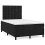Box spring bed with black velvet mattress 120x200 cm by vidaXL, Beds and slatted bases - Ref: Foro24-3143255, Price: 399,80 €...