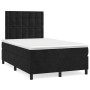 Cama box spring con colchón terciopelo negro 120x200 cm de vidaXL, Camas y somieres - Ref: Foro24-3143255, Precio: 409,27 €, ...