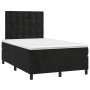 Cama box spring con colchón terciopelo negro 120x200 cm de vidaXL, Camas y somieres - Ref: Foro24-3143255, Precio: 409,27 €, ...