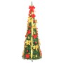 Árbol de Navidad artificial desplegable 100 LED verde 150 cm en Decoración Festiva y Estacional | Comprar online en Foru.es