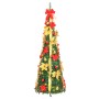 Árbol de Navidad artificial desplegable 150 LED verde 180 cm en Decoración Festiva y Estacional | Comprar online en Foru.es