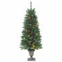 Árboles de Navidad artificiales 2 uds 100 LED verde 120 cm en Decoración Festiva y Estacional | Comprar online en Foru.es