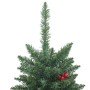 Árboles de Navidad artificiales 2 uds 100 LED verde 120 cm en Decoración Festiva y Estacional | Comprar online en Foru.es