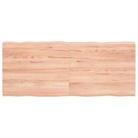 Tablero mesa madera tratada borde natural marrón 120x50x(2-4)cm de vidaXL, Tableros para mesas - Ref: Foro24-363958, Precio: ...