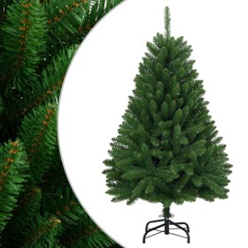 Árbol de Navidad artificial con bisagras y soporte verde 120 cm en Decoración Festiva y Estacional | Comprar online en Foru.es