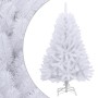 Árbol de Navidad artificial con bisagras y soporte blanco 150cm en Decoración Festiva y Estacional | Comprar online en Foru.es