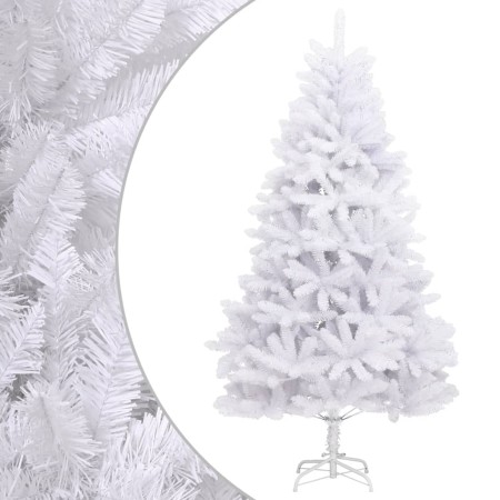 Árbol de Navidad artificial con bisagras y soporte blanco 240cm en Decoración Festiva y Estacional | Comprar online en Foru.es