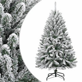 Árbol de Navidad artificial con bisagras y nieve flocada 120 cm en Decoración Festiva y Estacional | Comprar online en Foru.es
