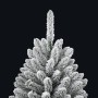 Árbol de Navidad artificial con bisagras y nieve flocada 120 cm en Decoración Festiva y Estacional | Comprar online en Foru.es
