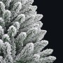 Árbol de Navidad artificial con bisagras y nieve flocada 120 cm en Decoración Festiva y Estacional | Comprar online en Foru.es