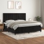 Cama box spring con colchón terciopelo negro 200x200 cm de vidaXL, Camas y somieres - Ref: Foro24-3143285, Precio: 620,57 €, ...