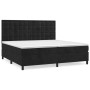 Cama box spring con colchón terciopelo negro 200x200 cm de vidaXL, Camas y somieres - Ref: Foro24-3143285, Precio: 620,57 €, ...