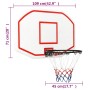 Tablero de baloncesto polietileno blanco 109x71x3 cm de vidaXL, Tableros de baloncesto - Ref: Foro24-93662, Precio: 107,45 €,...