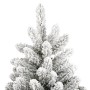 Árbol de Navidad artificial con bisagras y nieve flocada 210 cm en Decoración Festiva y Estacional | Comprar online en Foru.es