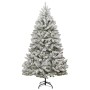 Árbol de Navidad artificial con bisagras y nieve flocada 240 cm en Decoración Festiva y Estacional | Comprar online en Foru.es