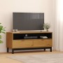 Mueble para TV FLAM madera maciza de pino 110x40x50 cm en Muebles TV | Comprar online en Foru.es