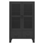 Baúl de almacenaje industrial metal negro 70x40x115 cm de vidaXL, Baúles de almacenamiento - Ref: Foro24-339621, Precio: 255,...