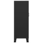 Baúl de almacenaje industrial metal negro 70x40x115 cm de vidaXL, Baúles de almacenamiento - Ref: Foro24-339621, Precio: 255,...