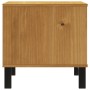 Mesa auxiliar FLAM madera maciza de pino 50x50x50 cm en Mesas auxiliares | Comprar online en Foru.es
