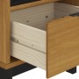 Mesa auxiliar FLAM madera maciza de pino 50x50x50 cm en Mesas auxiliares | Comprar online en Foru.es