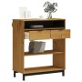 Mesa alta de bar FLAM madera maciza de pino 92x45x110 cm en Mesas de comedor | Comprar online en Foru.es