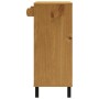 Mesa alta de bar FLAM madera maciza de pino 92x45x110 cm en Mesas de comedor | Comprar online en Foru.es