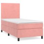 Cama box spring con colchón terciopelo rosa 80x200 cm de vidaXL, Camas y somieres - Ref: Foro24-3142874, Precio: 317,67 €, De...