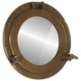 Espejo de ojo de buey de pared aluminio y vidrio Ø38 cm en Espejos | Comprar online en Foru.es