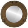 Espejo de ojo de buey de pared aluminio y vidrio Ø38 cm en Espejos | Comprar online en Foru.es